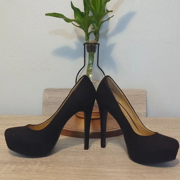 NEW!Chinese Laundry Classic Black Platform Heels - Picture 3 of 8